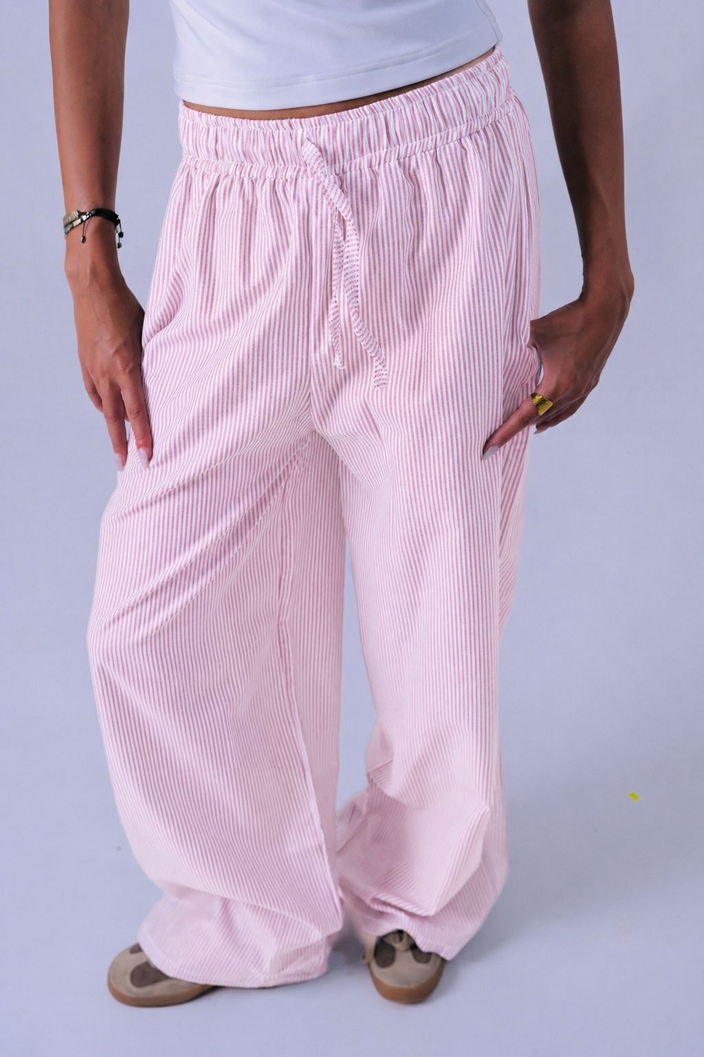 Bubble Gum Striped Pant