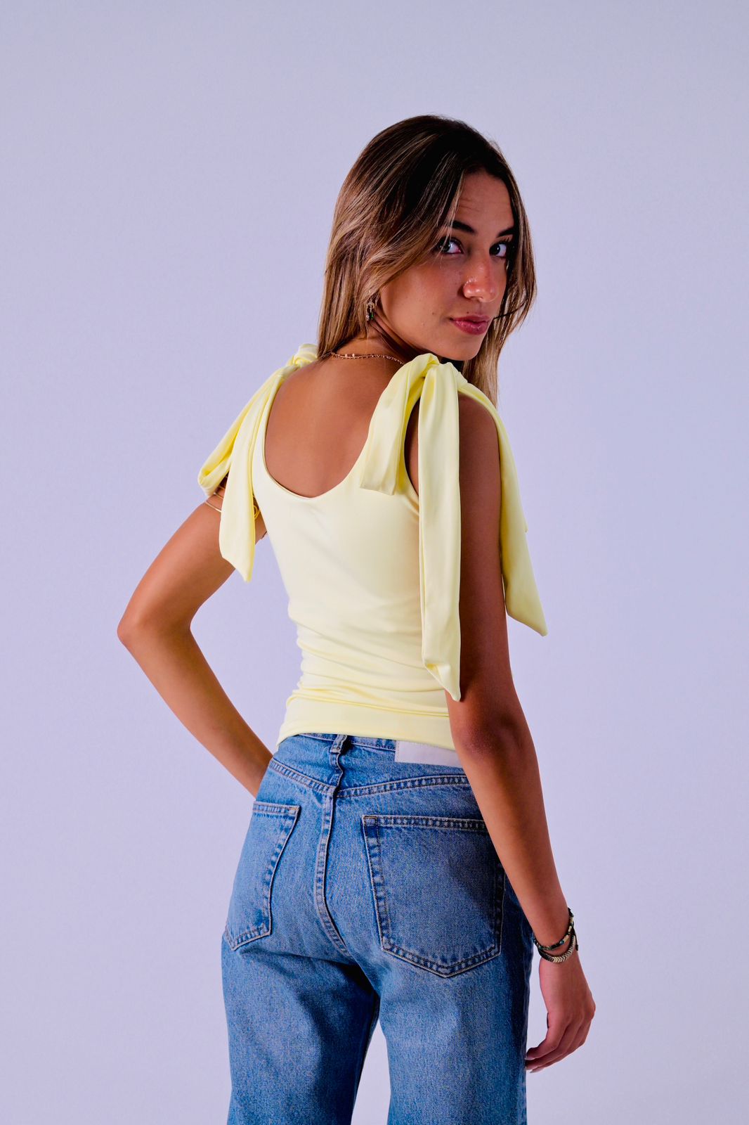 Lemon Twist Bow Top