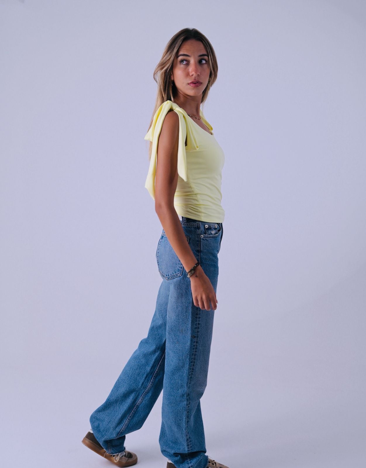 Lemon Twist Bow Top